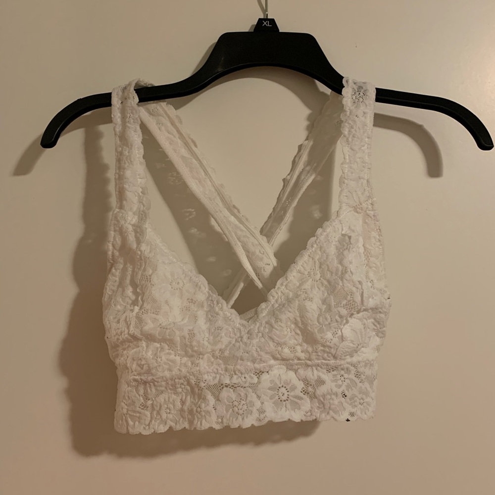 White bralette